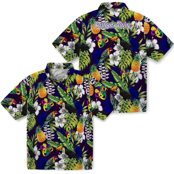 Mardi Gras Tropical Toucan Hawaiian Shirt Latest Model