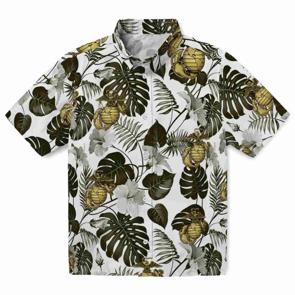 Marine Corps Tropical Plants Hawaiian Shirt Best selling