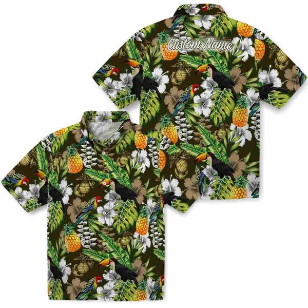 Marine Corps Tropical Toucan Hawaiian Shirt Latest Model