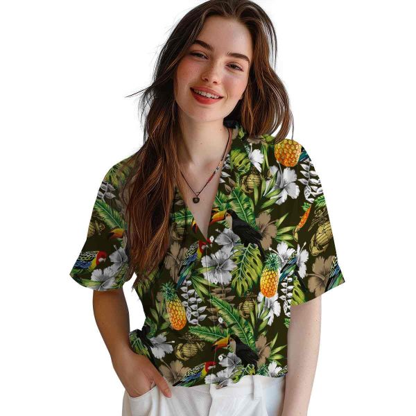 Marine Corps Tropical Toucan Hawaiian Shirt Trendy