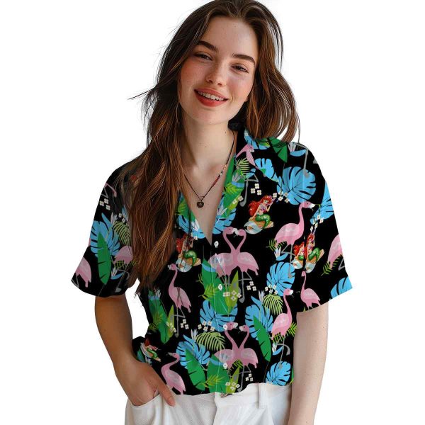 Mermaid Flamingo Foliage Hawaiian Shirt Trendy