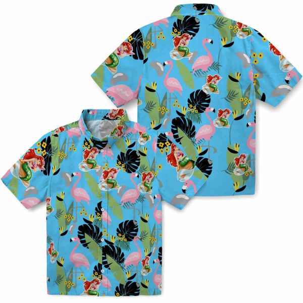 Mermaid Flamingo Leaves Hawaiian Shirt Latest Model