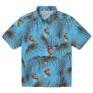 Mermaid Leafy Palms Hawaiian Shirt Best selling