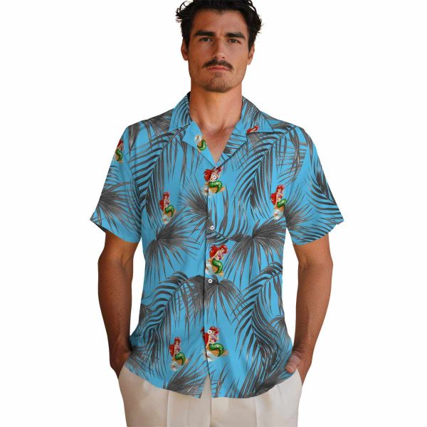 Mermaid Leafy Palms Hawaiian Shirt High quality