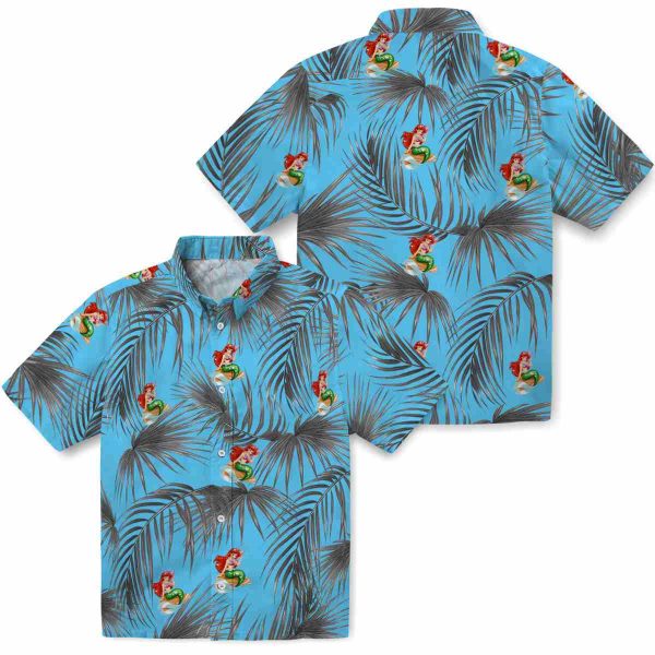 Mermaid Leafy Palms Hawaiian Shirt Latest Model