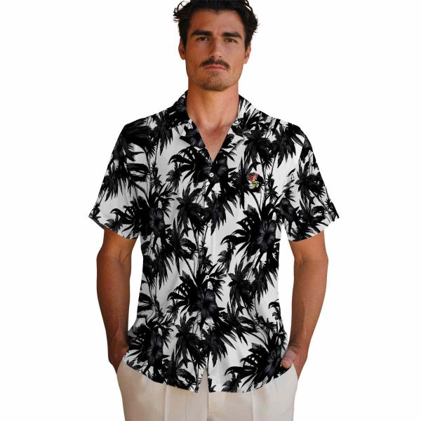 Mermaid Palm Motifs Hawaiian Shirt High quality