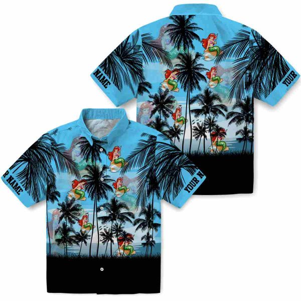 Mermaid Sunset Scene Hawaiian Shirt Latest Model