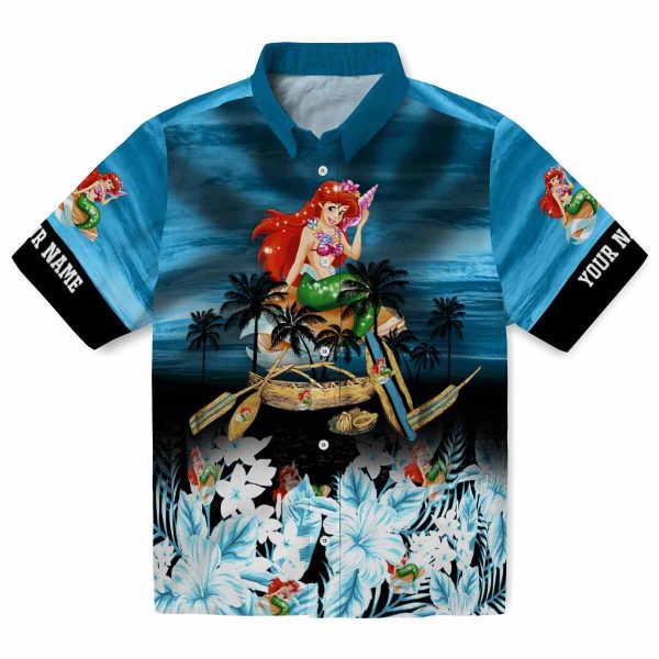 Mermaid Tropical Canoe Hawaiian Shirt Best selling