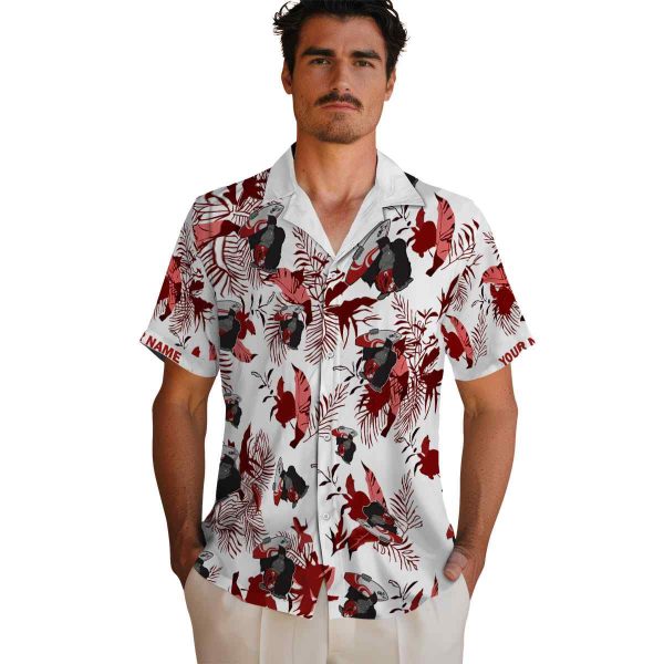 Monkey Botanical Theme Hawaiian Shirt High quality