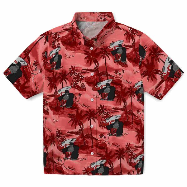 Monkey Coastal Palms Hawaiian Shirt Best selling