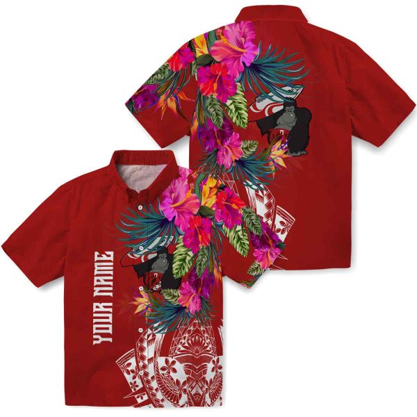 Monkey Floral Polynesian Hawaiian Shirt Latest Model