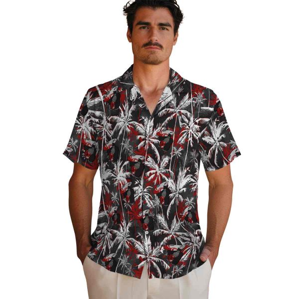 Monkey Palm Pattern Hawaiian Shirt High quality