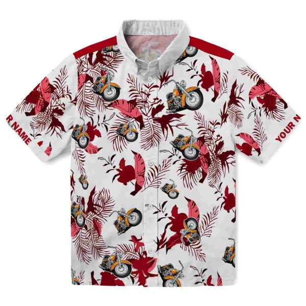 Motorcycle Botanical Theme Hawaiian Shirt Best selling