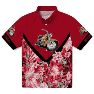 Motorcycle Floral Chevron Hawaiian Shirt Best selling