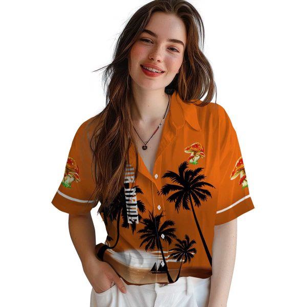 Mushroom Beach Sunset Hawaiian Shirt Trendy