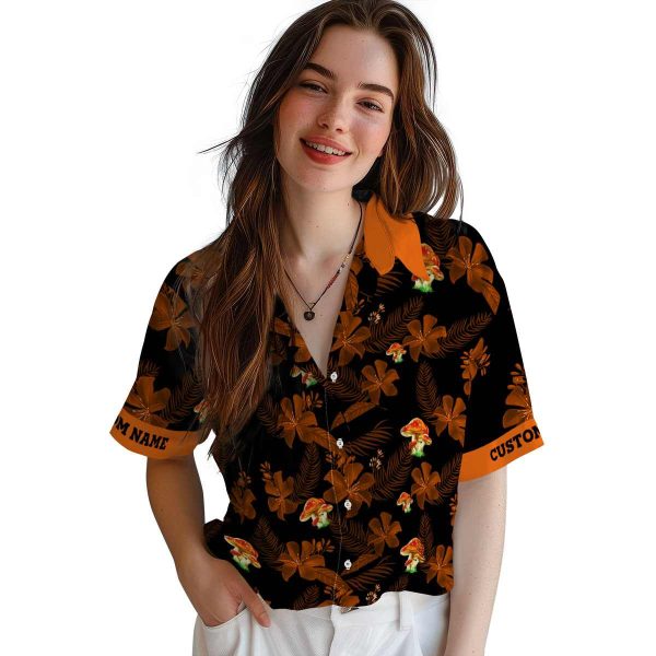 Mushroom Botanical Print Hawaiian Shirt Trendy