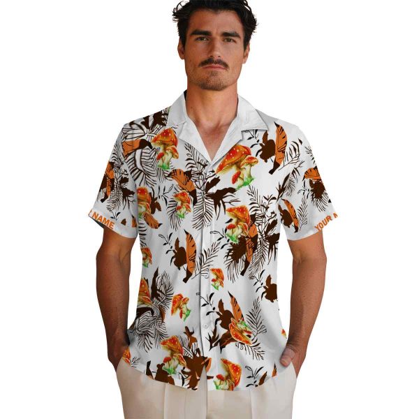 Mushroom Botanical Theme Hawaiian Shirt High quality