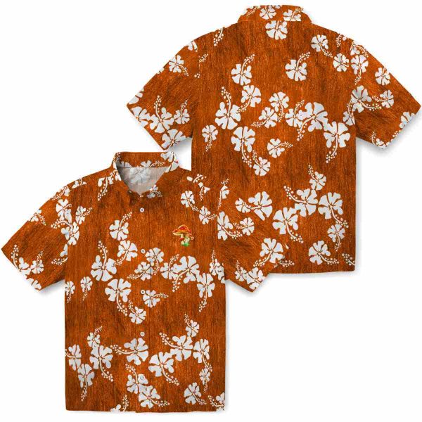 Mushroom Hibiscus Clusters Hawaiian Shirt Latest Model