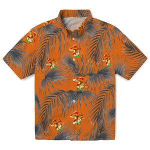 Mushroom Leafy Palms Hawaiian Shirt Best selling