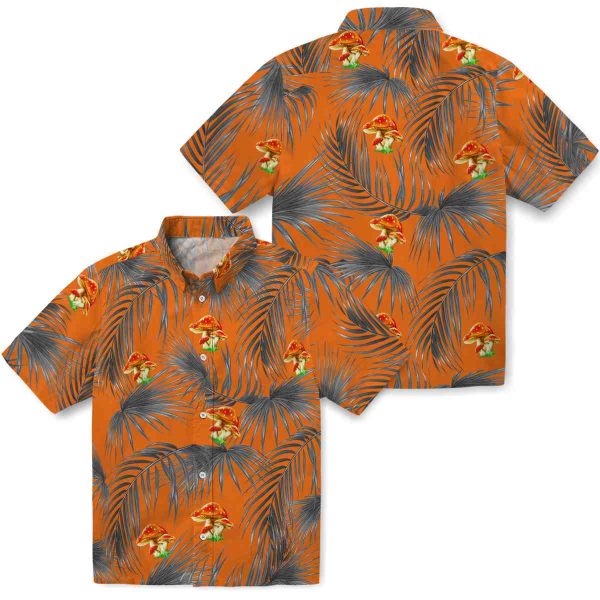 Mushroom Leafy Palms Hawaiian Shirt Latest Model