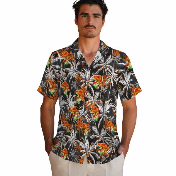 Mushroom Palm Pattern Hawaiian Shirt High quality