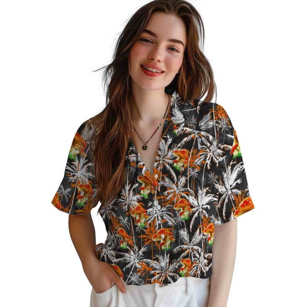 Mushroom Palm Pattern Hawaiian Shirt Trendy