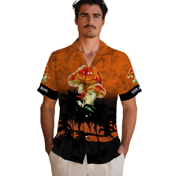 Mushroom Sunset Pattern Hawaiian Shirt High quality