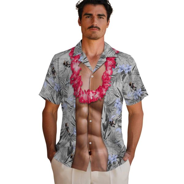 Nasa Chest Illusion Hawaiian Shirt High quality