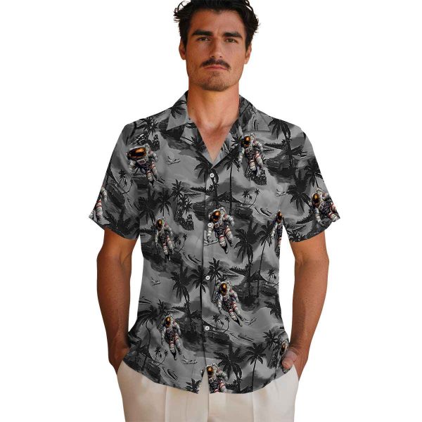 Nasa Coastal Palms Hawaiian Shirt High quality