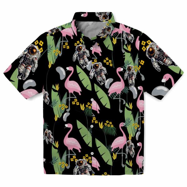 Nasa Flamingo Leaves Hawaiian Shirt Best selling