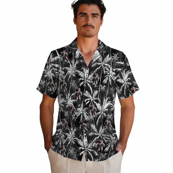 Nasa Palm Pattern Hawaiian Shirt High quality