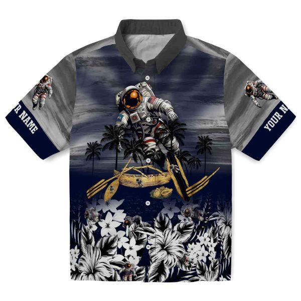 Nasa Tropical Canoe Hawaiian Shirt Best selling