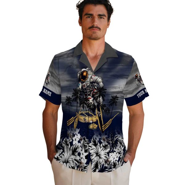 Nasa Tropical Canoe Hawaiian Shirt High quality