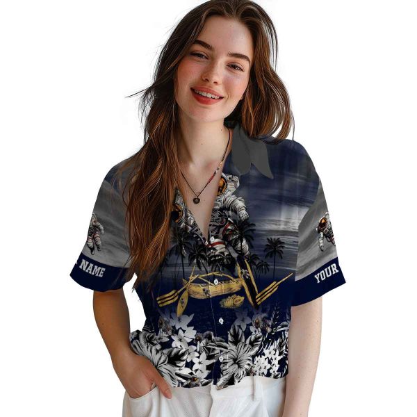 Nasa Tropical Canoe Hawaiian Shirt Trendy