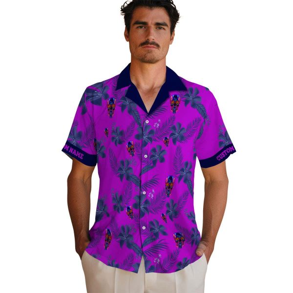 Neon Botanical Print Hawaiian Shirt High quality