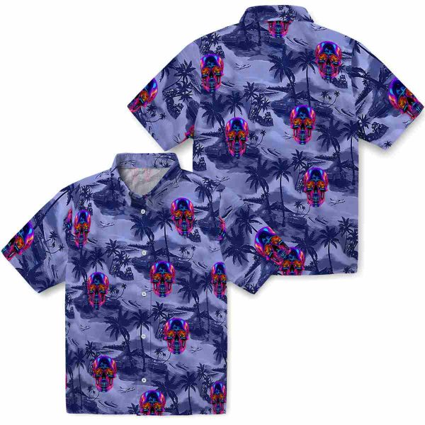 Neon Coastal Palms Hawaiian Shirt Latest Model