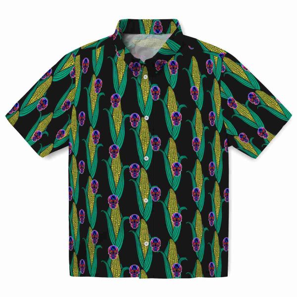 Neon Corn Motifs Hawaiian Shirt Best selling