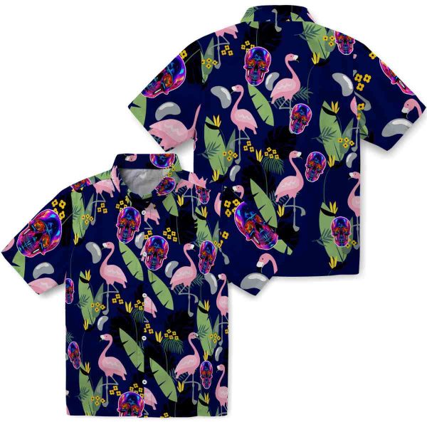 Neon Flamingo Leaves Hawaiian Shirt Latest Model