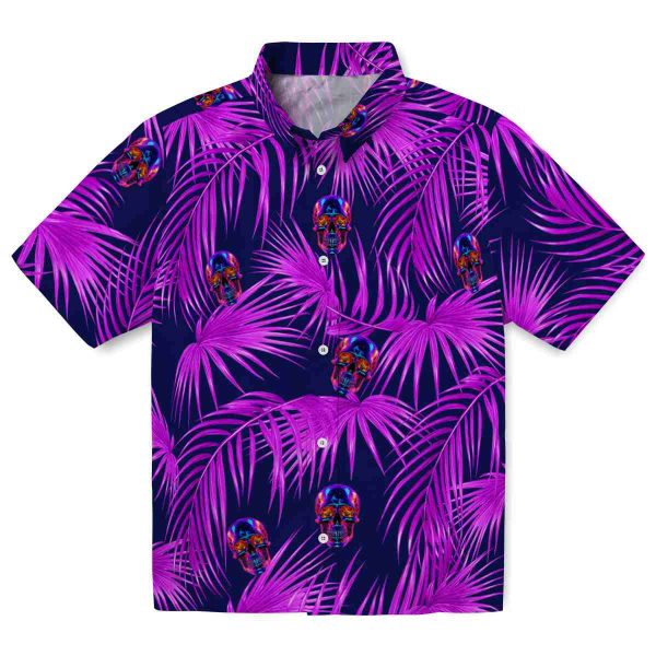 Neon Leafy Palms Hawaiian Shirt Best selling