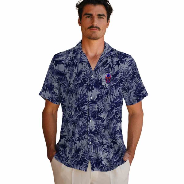 Neon Leafy Pattern Hawaiian Shirt High quality