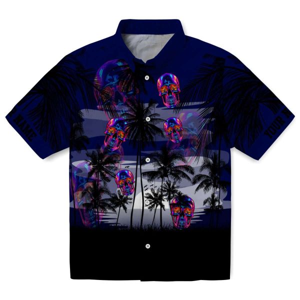 Neon Sunset Scene Hawaiian Shirt Best selling