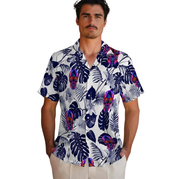 Neon Tropical Plants Hawaiian Shirt High quality