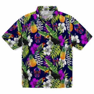 Neon Tropical Toucan Hawaiian Shirt Best selling