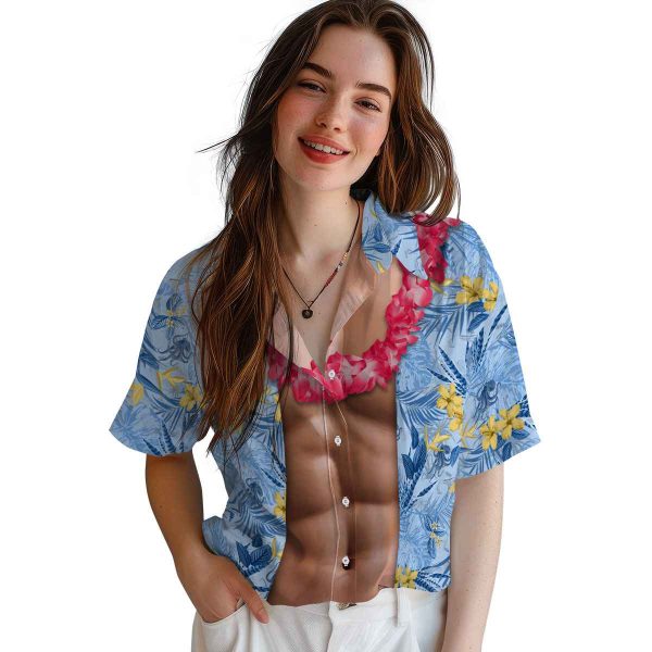 Octopus Chest Illusion Hawaiian Shirt Trendy