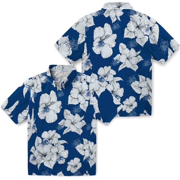 Octopus Hibiscus Blooms Hawaiian Shirt Latest Model