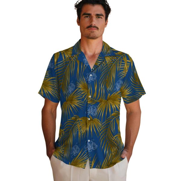 Octopus Leafy Palms Hawaiian Shirt High quality