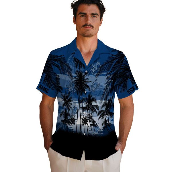 Octopus Sunset Scene Hawaiian Shirt High quality