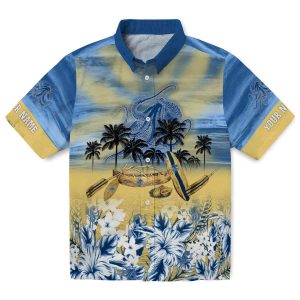 Octopus Tropical Canoe Hawaiian Shirt Best selling