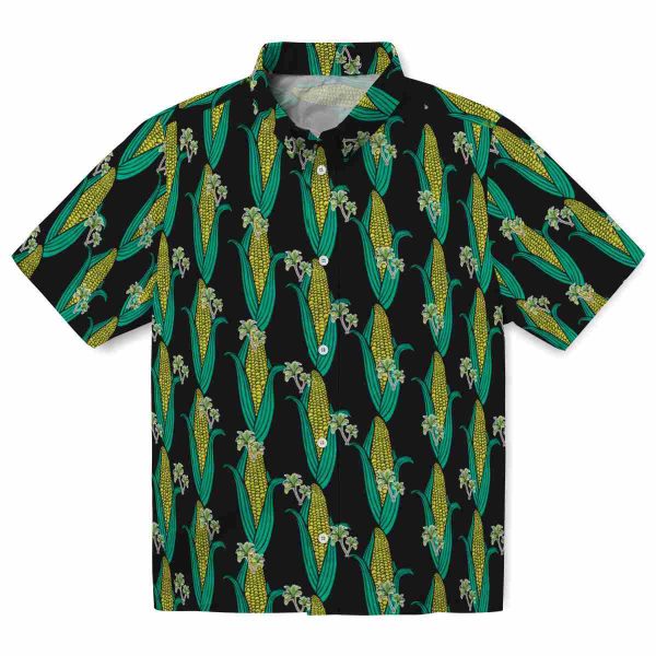 Palm Tree Corn Motifs Hawaiian Shirt Best selling