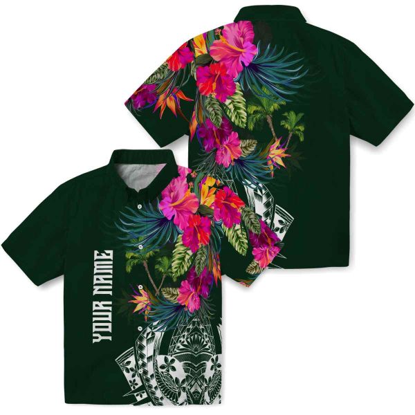 Palm Tree Floral Polynesian Hawaiian Shirt Latest Model